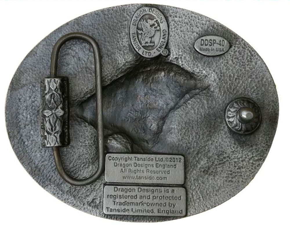 Oval Pirate Belt Buckle